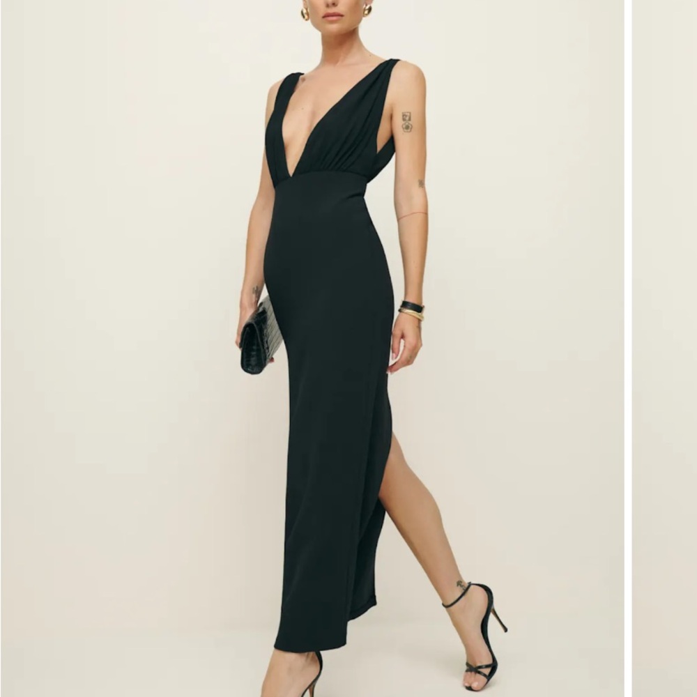 Reformation Black Backless Dress (NWT)